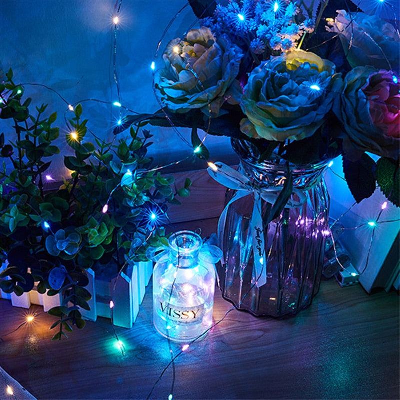 Outdoor Fairy Copper Wire Lights Outdoor Fairy Copper Wire Lights